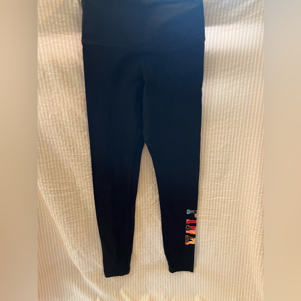 Pink Logo Leggings